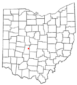 Location of West Jefferson, Ohio