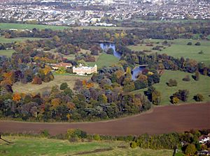 Osterley Park aerial view