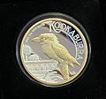 Reverse of two ounce Kookaburra proof coin from the Perth mint