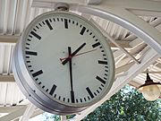 Scottsdale-Stillman Park-Swiss Railroad Clock-1