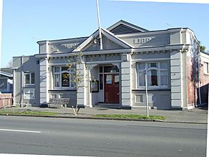 The old St Albans library, since demolished following earthquake damage