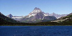 Swiftcurrent Lake and Mount Wilbur