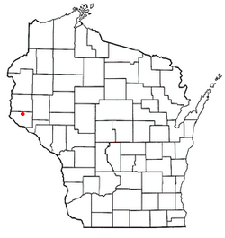 Location of Martell, Wisconsin