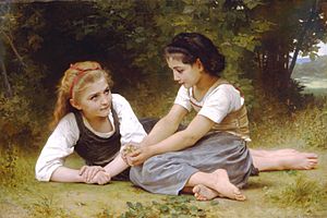 William-Adolphe Bouguereau (1825-1905) - The Nut Gatherers (1882)
