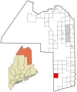 Location of Sherman, Maine