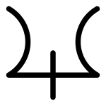 Bismuth trident symbol