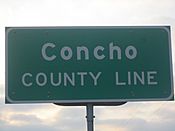 Concho County, TX, marker IMG 1828