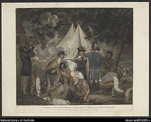 Founding of the settlement of Port Jackson at Botany Bay in New South Wales in 1788 - Thomas Gosse