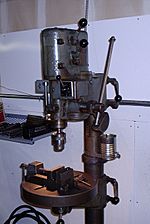 Geared drill press