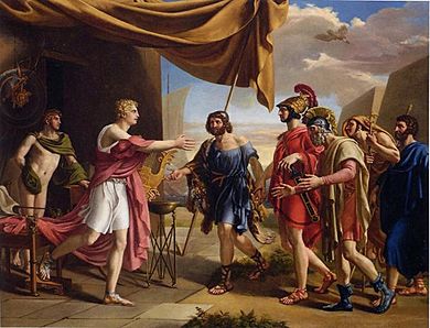 Gottlieb Schick Achille and Agamemnon 1801