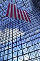 JFK Library Pavillion & flag