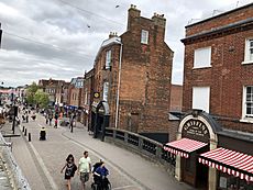 Main Street In Newbury, view from the Bridge