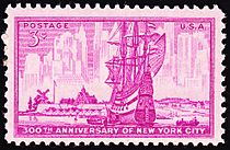 NYC 300 1953 issue-3c