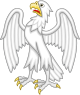 Silver Falcon Badge of Edward III.svg