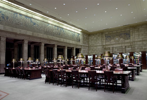 South Reading Room, with murals by Ezra Winter. Library of Congress John Adams Building, Washington, D.C. LCCN2007687090