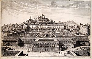 Veduta del palazzo del principe Doria a Fassolo