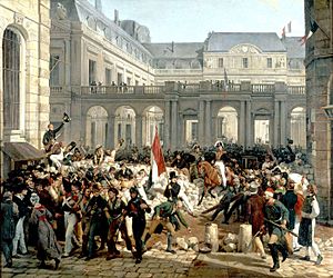 Vernet - 31 juillet 1830 - Louis-Philippe quitte le Palais-Royal