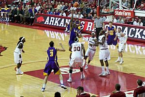 Arkansas vs. LSU basketball 2009-10