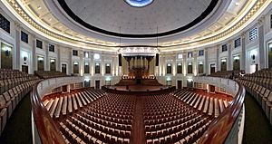 Auditorium at the Brisbane City Hall panorama