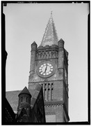 August 1970 TOWER FROM EAST - Union Station, Jackson Place and Illinois Street, Indianapolis, Marion County, IN HABS IND,49-IND,20-8