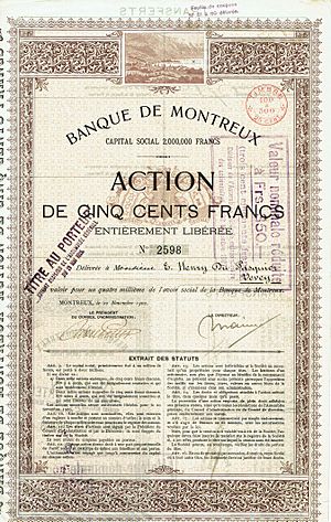 Banque de Montreux 1900