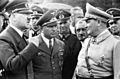 Bundesarchiv Bild 101III-Reprich-012-08, Wolfschanze, Hitler, Ley, Porsche und Göring