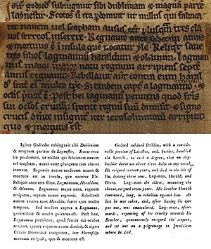 Cronica regum Mannie et insularum - De Lagmanno (Latin & English)