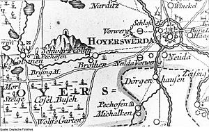 Fotothek df rp-c 1010067 Hoyerswerda-Bröthen-Michalken. Oberlausitzkarte, Schenk, 1759.jpg