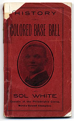 History of Colored Base Ball 1907 cover