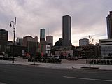 JPMorgan Chase Tower with Houston Skyline