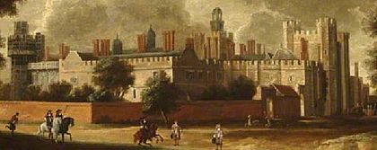 Nonsuch Palace from the North East detail