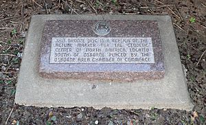 North America geodetic center - replica plaque 1