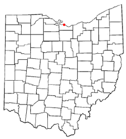 Location of Fairview Lanes, Ohio