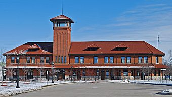 Pere Marquette Railroad Depot Bay City MI Station.jpg