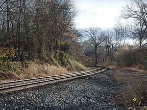 Railroad tracks in Ijamsville, MD