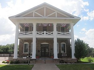 Garza County Historical Museum in Post is a restored sanitarium.