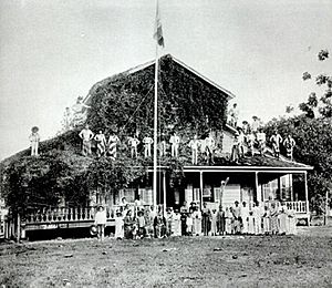 Royal residence of the Queen of Huahine at Fare