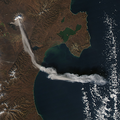 Shiveluch activity (ash plume), 2012-11-06