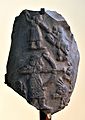 Stele of lion hunt, from Uruk, Iraq, 3000-2900 BCE. Iraq Museum