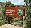 Trinidad Lake State Park sign.JPG