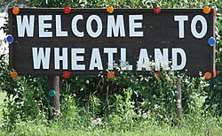 Wheatland Iowa 20090712 Welcome Sign.JPG