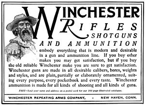 Winchester Repeating Arms Co. ad 1900