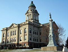 Courthouse and Civil War Monument located in Decorah