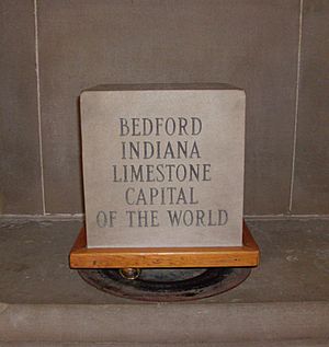Bedford, IN limestone, Indiana Statehouse