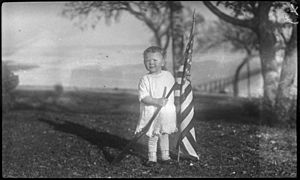 Child With Flag