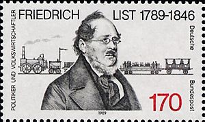 Friedrich List (timbre RFA)