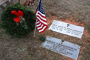 Grave of Horace A. Bohannon, South-View Cemetery, Atlanta in 2010