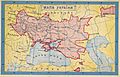 Mapa from Ukraine postcard 1919