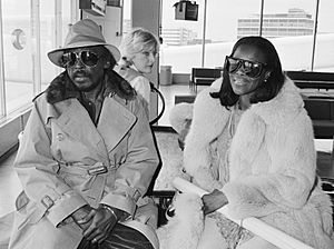 Miles Davis and Cicely Tyson 1982
