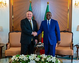 Secretary Pompeo Meets With President Macky Sall in Dakar (49554060831)